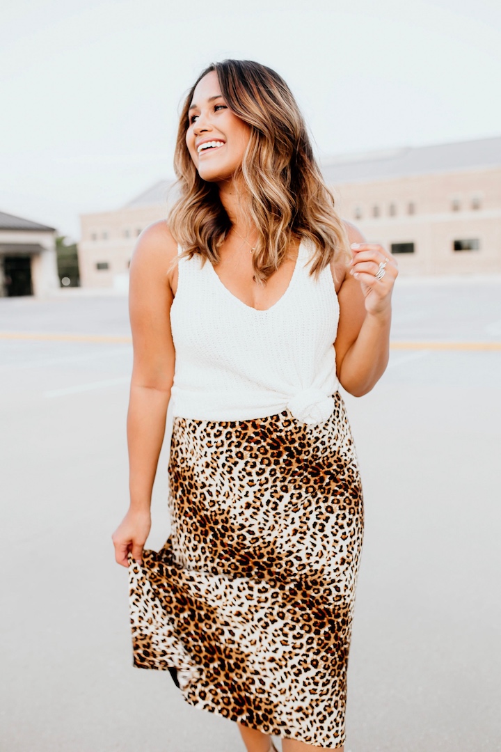 leopard skirt