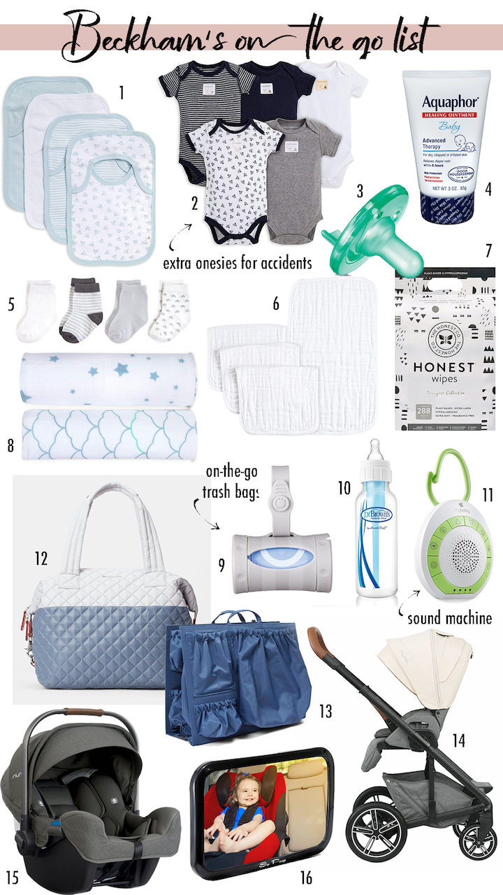 0-3 Month Old Baby Travel Essentials - Haute Off The Rack