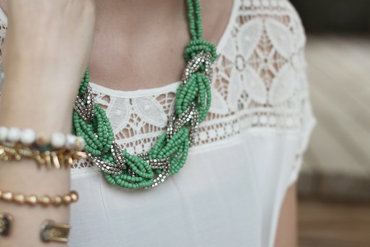 braided necklace