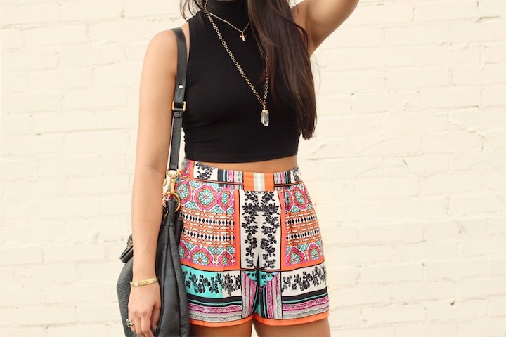 Cropped Printed - Haute Off The
