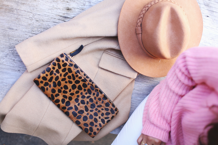 Giveaway: Win a Clare V Leopard Foldover Clutch - Stylish Petite