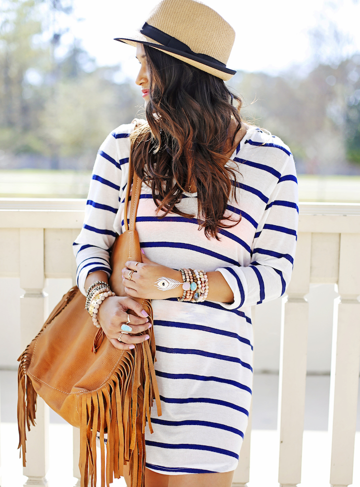 splendid striped tunic