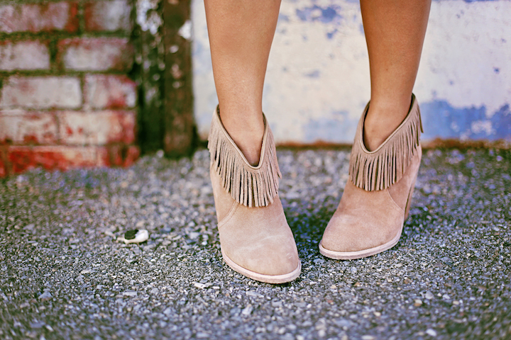 Joie 2024 fringe booties