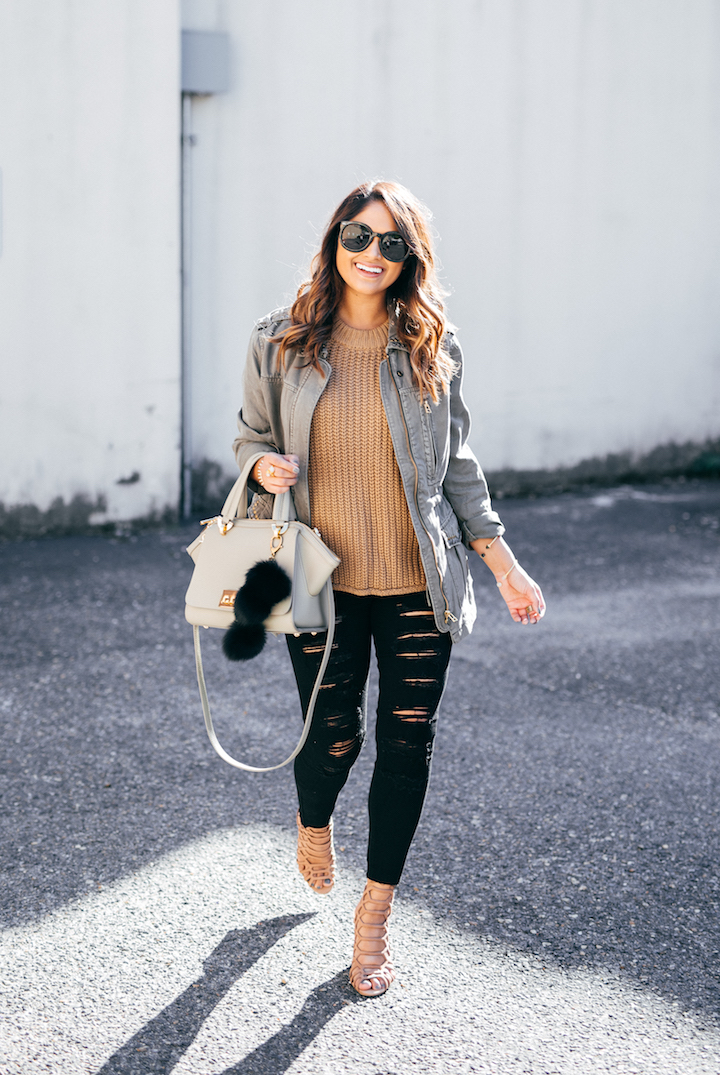 Two Ways To Wear A Military Style Jacket - Haute Off The Rack