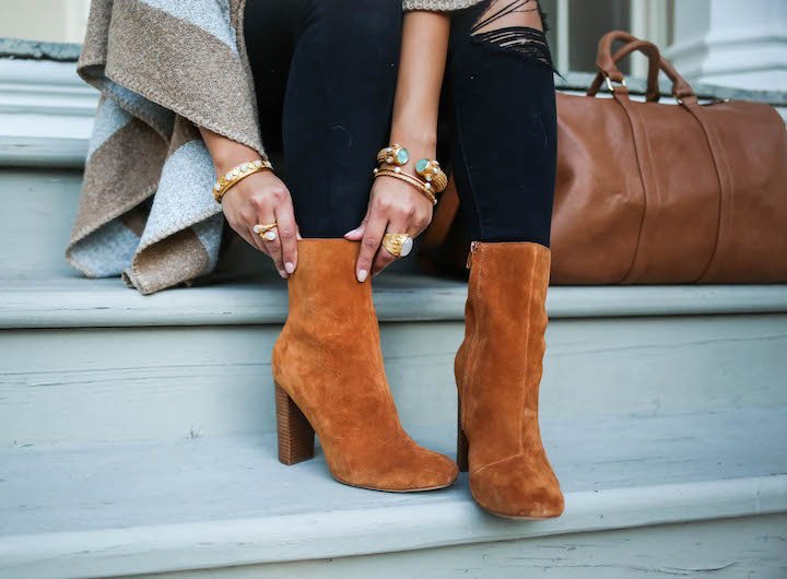 suede-booties