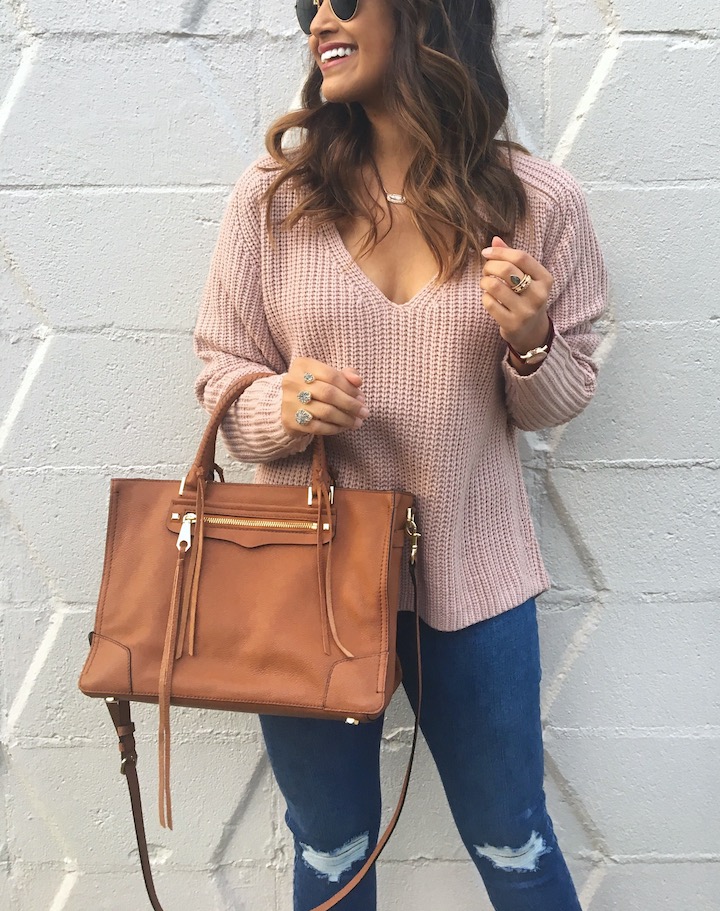 Rebecca minkoff regan satchel almond sale