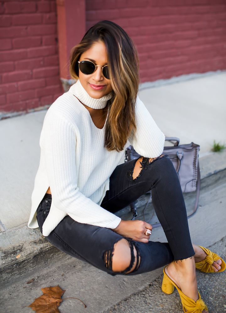 Statement Sweaters: The Cutout Turtleneck - Haute Off The Rack