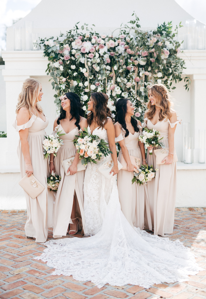 Beach themed outlet wedding bridesmaid dresses