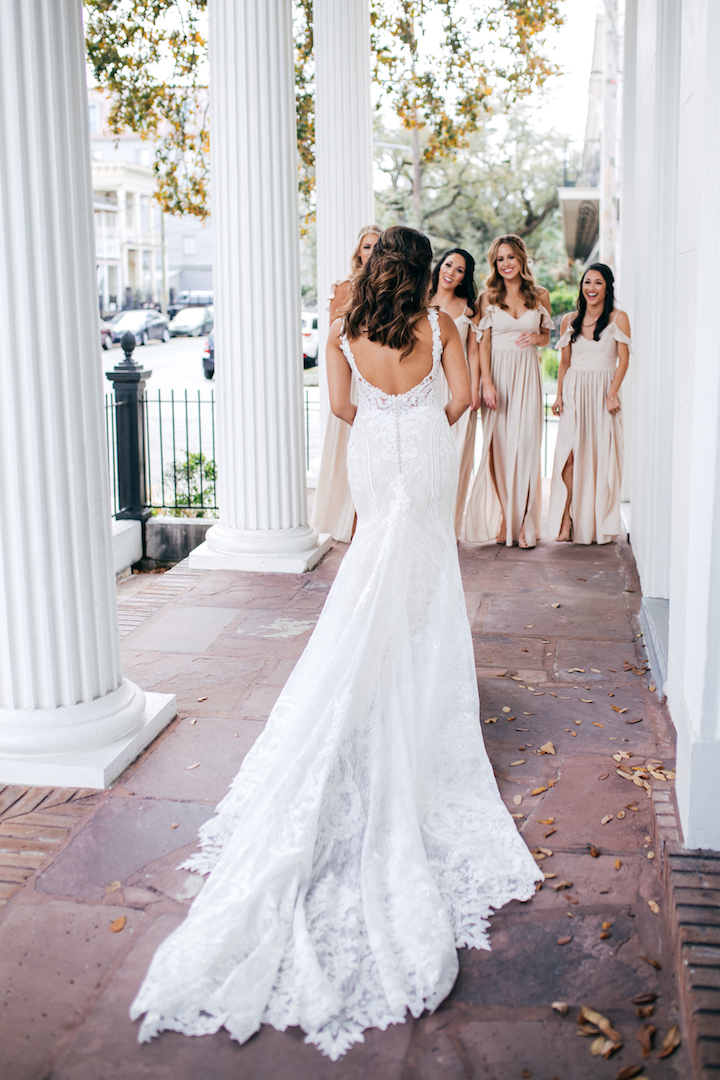 Wedding Wednesday. We're loving this low back wedding dress 😍 Bye