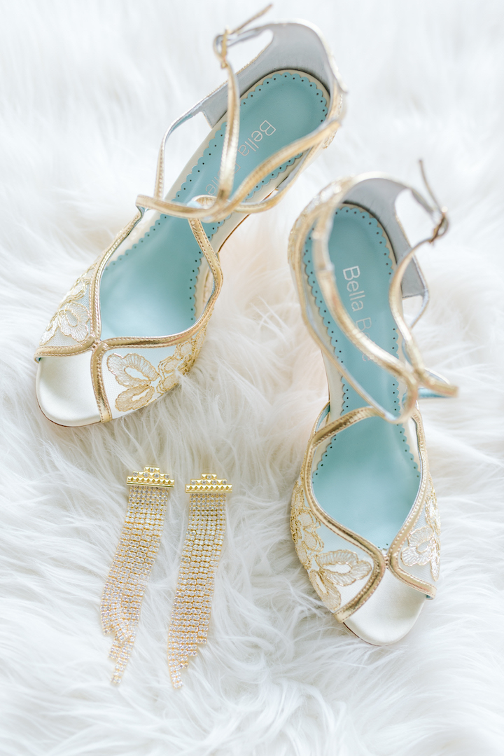 blue soled wedding shoes