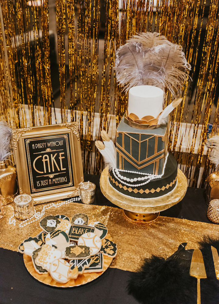 Roaring 20s Party Decorations, Gatsby Theme Photography