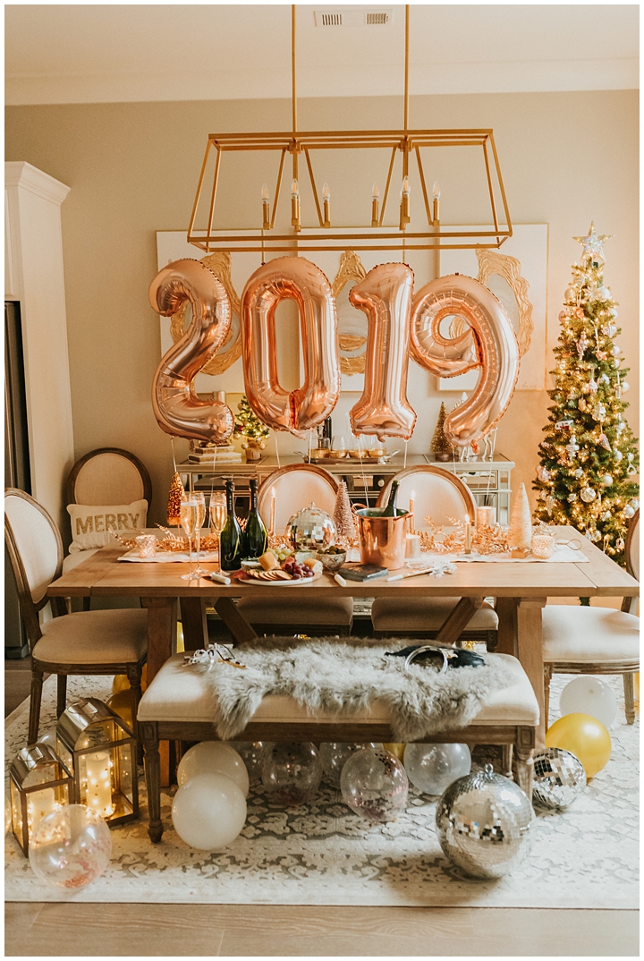 Last Minute New Year's Eve Decor Ideas - Haute Off The Rack