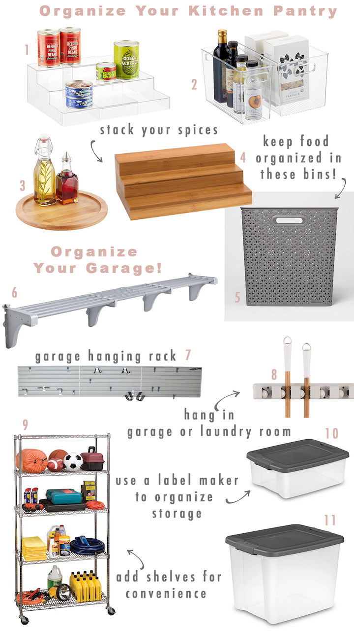 tips for spring cleaning and organizing