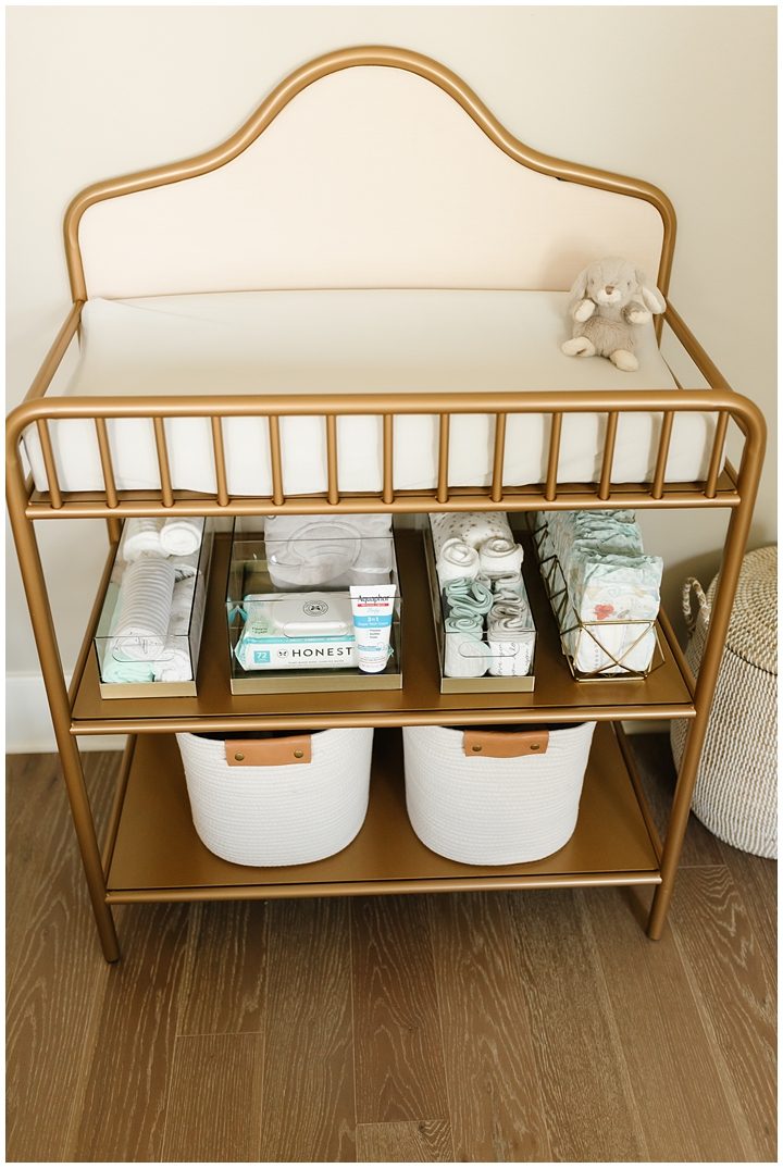 baby changing table