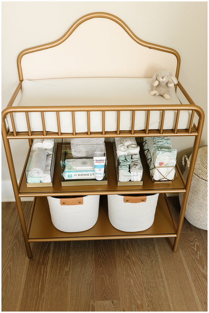 piper metal changing table