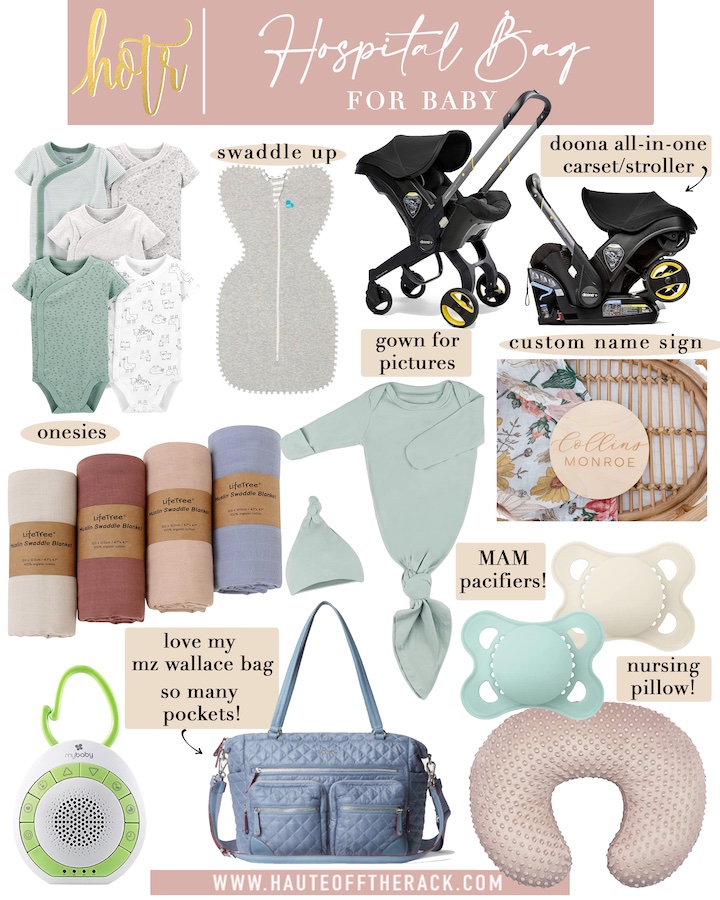  Houseables Mommy Bag, Hospital Bags for Labor and