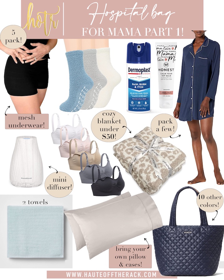 What Items I Actually Used in the Hospital for Labor & Delivery - Haute Off  The Rack