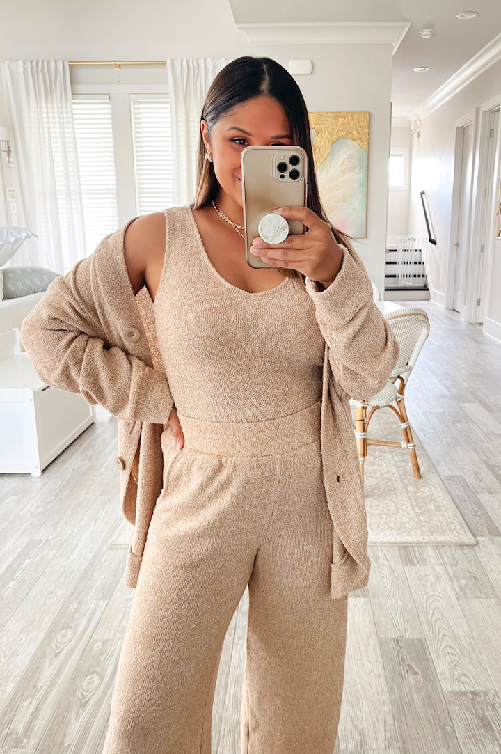 Cozy knit online loungewear