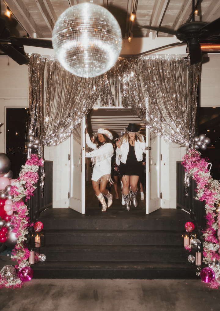 Disco Cowgirl Party Decor Ideas - Haute Off The Rack