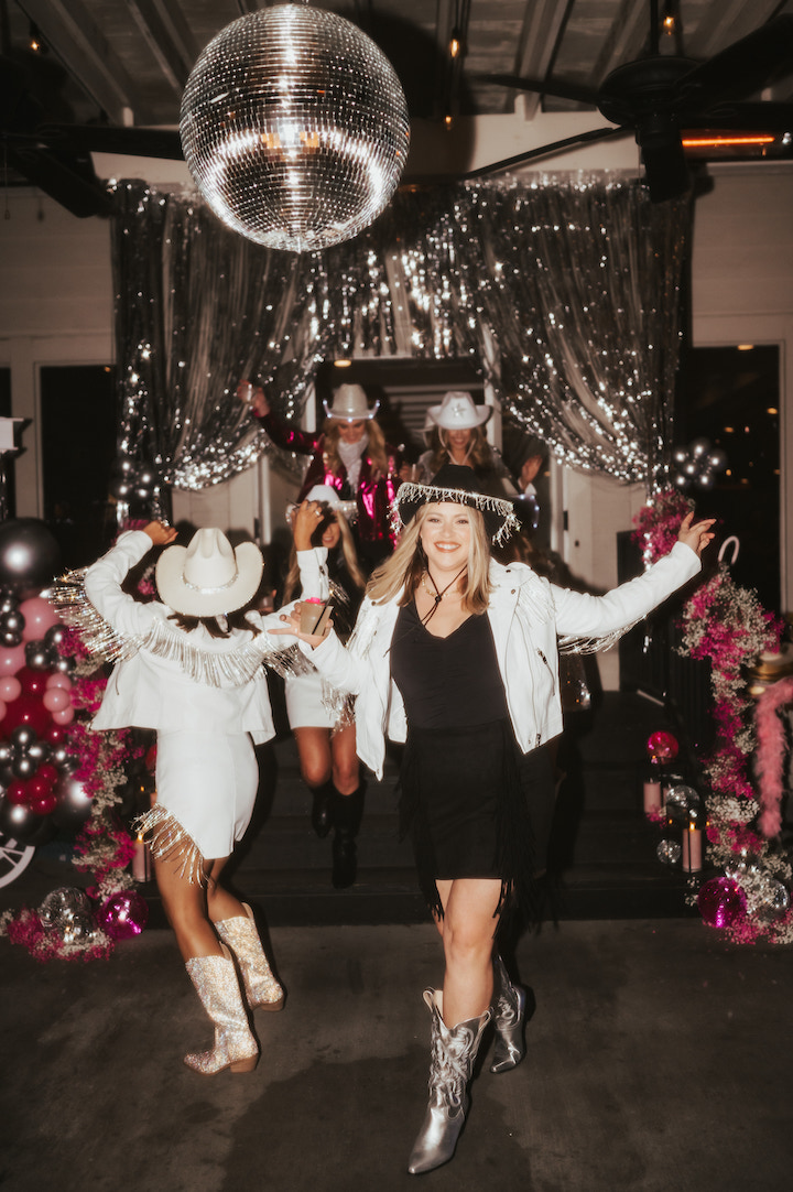 disco cowgirl party ideas