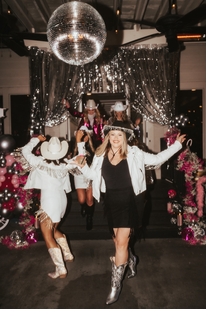 Disco Cowgirl Party Decor Ideas - Haute Off The Rack