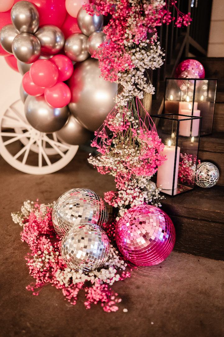 Disco Ball Party Decorations, Black Bachelorette Party